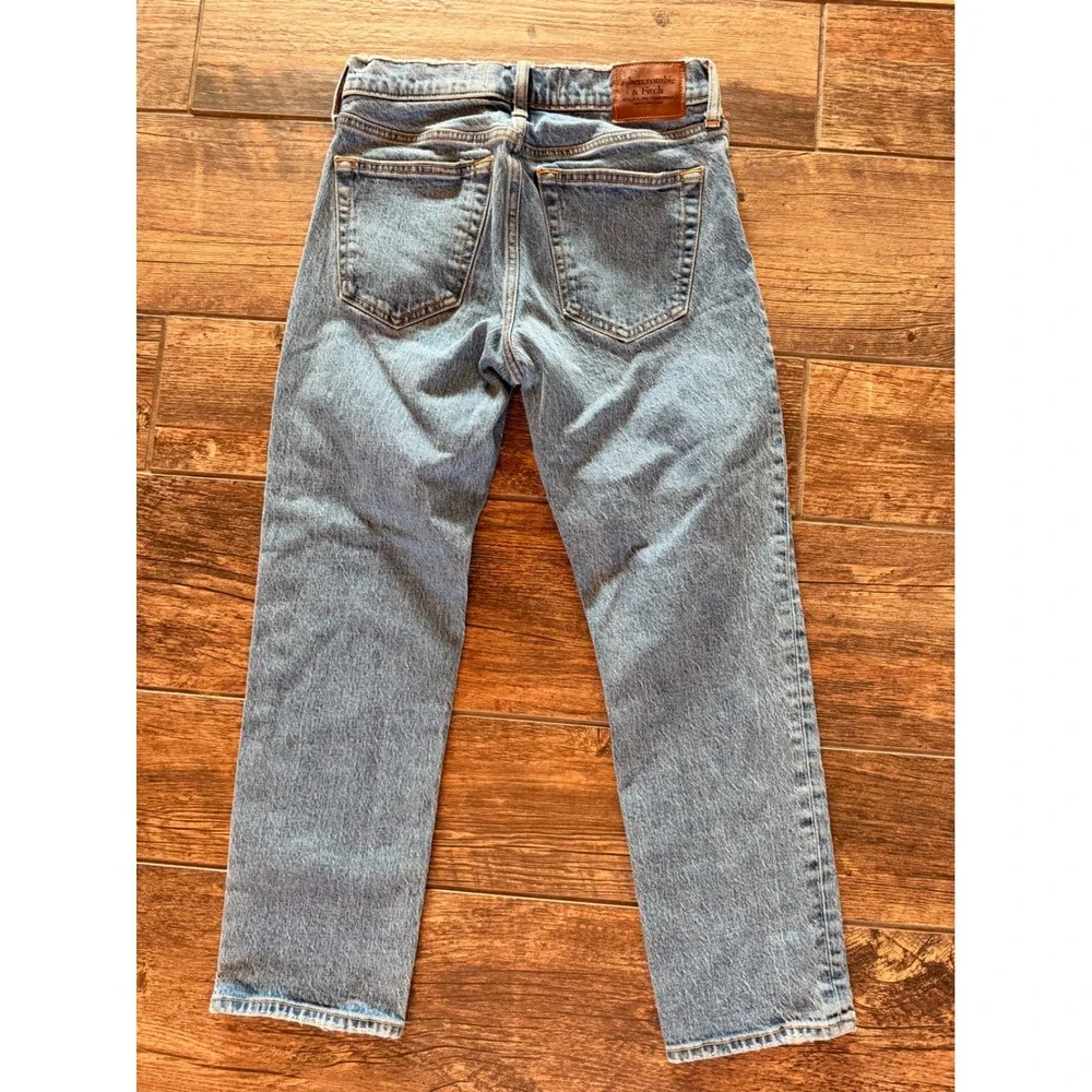 Abercrombie & Fitch A&F Vintage Stretch Straight Jeans Mens 28x28 Medium Wash